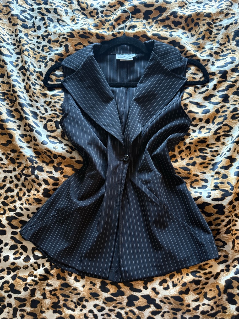 Vintage Breakin' Loose Pinstripe
Longline Suit Vest